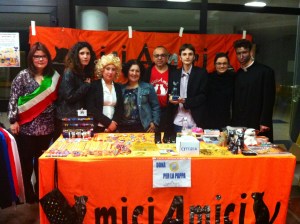 I rappresentanti di MiciAmici e dei "Fio d'una volta"