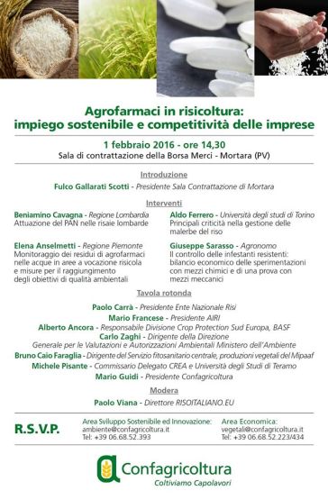 Confagricoltura convegno