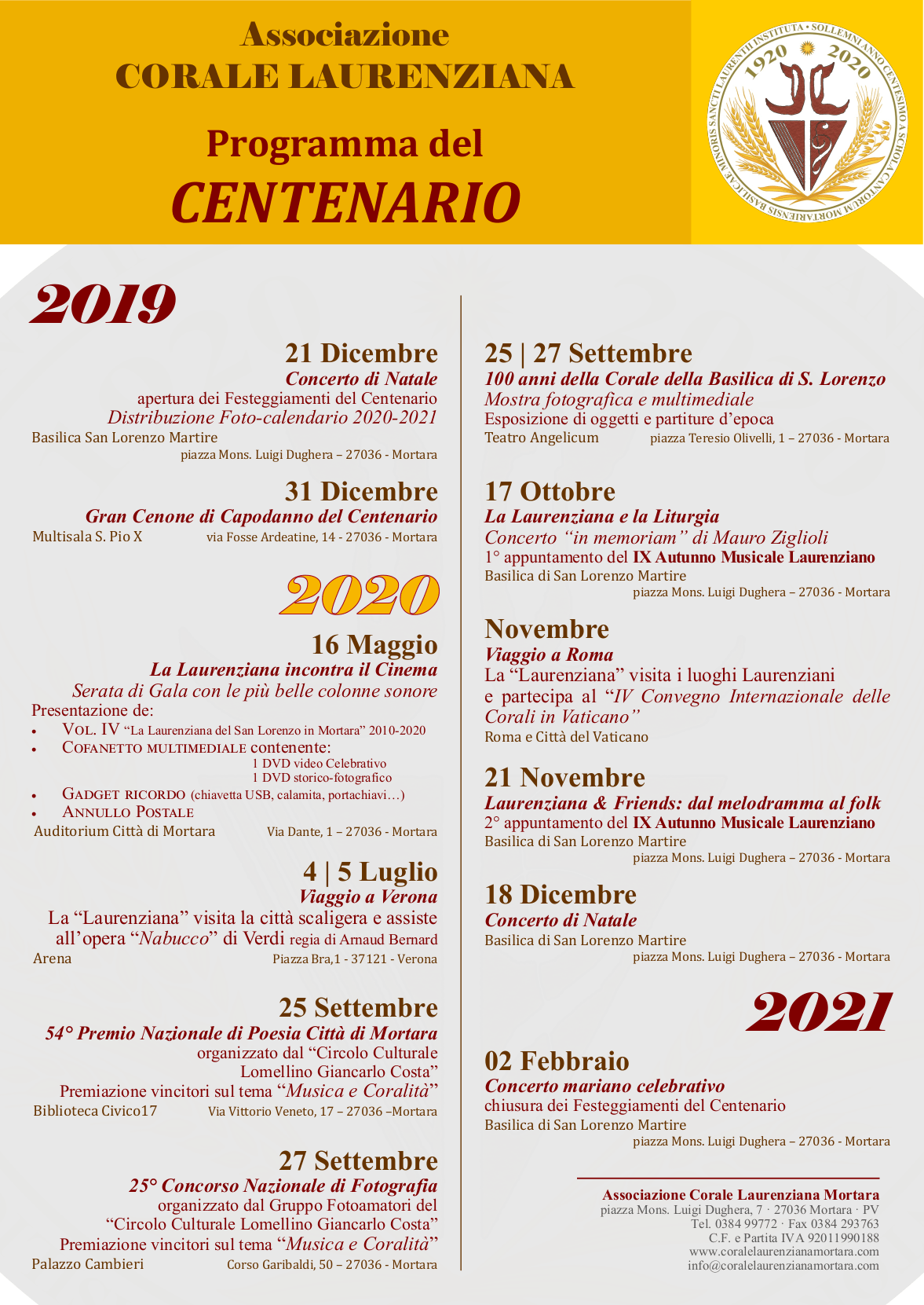 Corale 2020