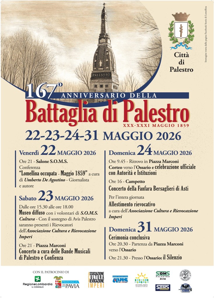 Da Palestro verso l'Unità d'Italia: quattro giorni di rievocazioni a tutto tondo
